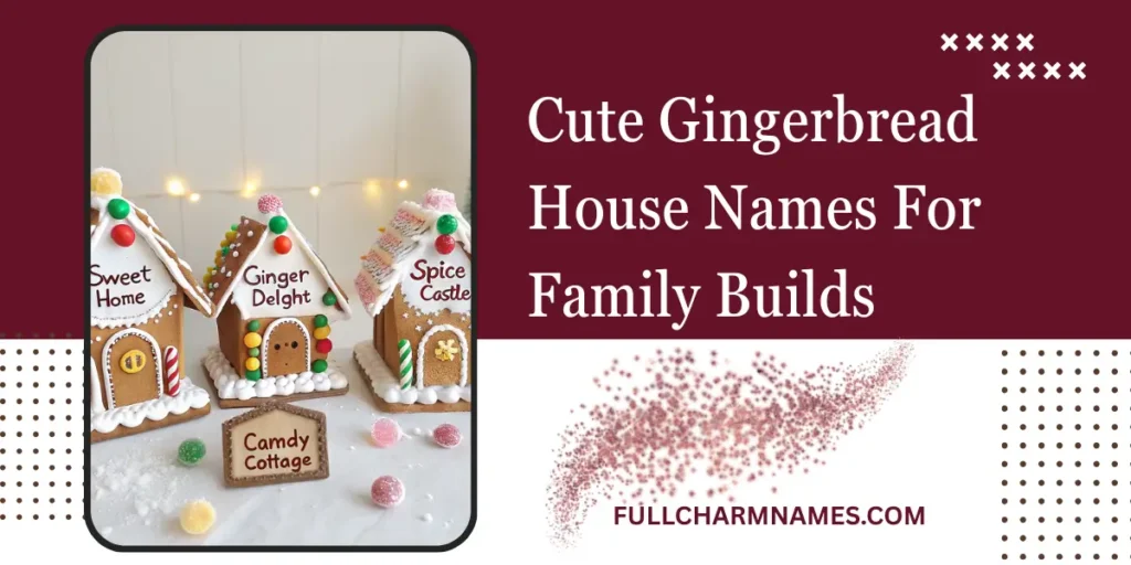 Cute Gingerbread House Names For Family Builds