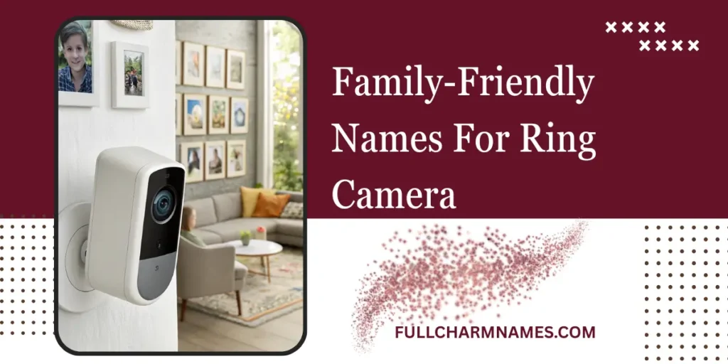 Family-Friendly Names For Ring Camera