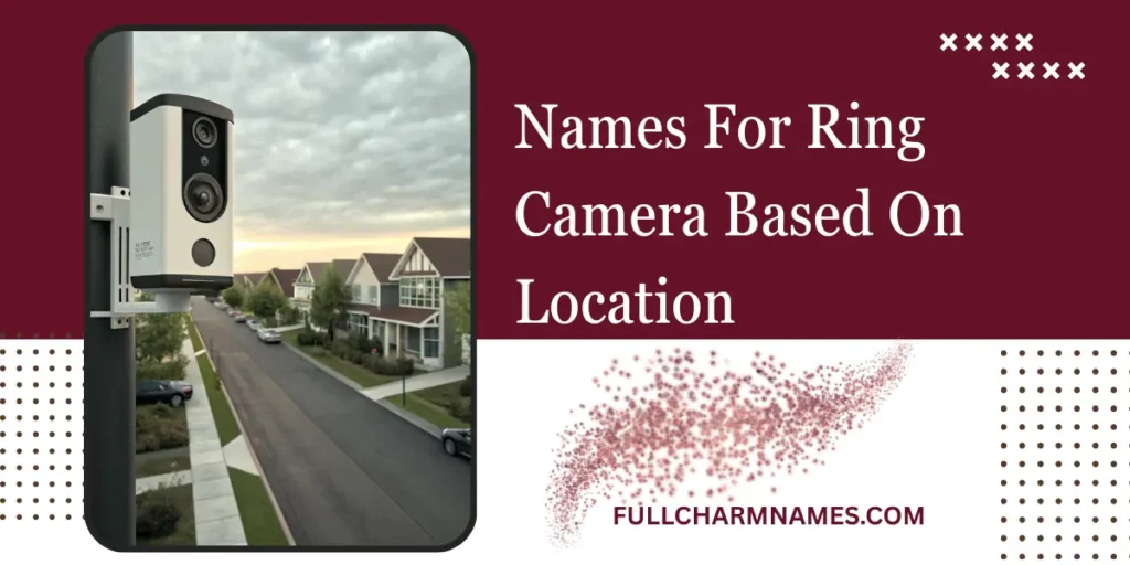 Names For Ring Camera Based On Location