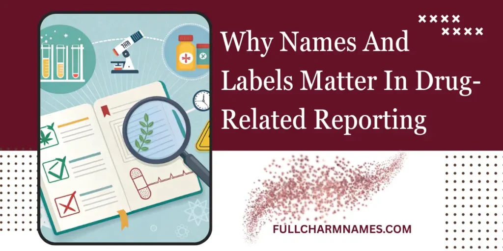 Why Names And Labels Matter In Drug-Related Reporting