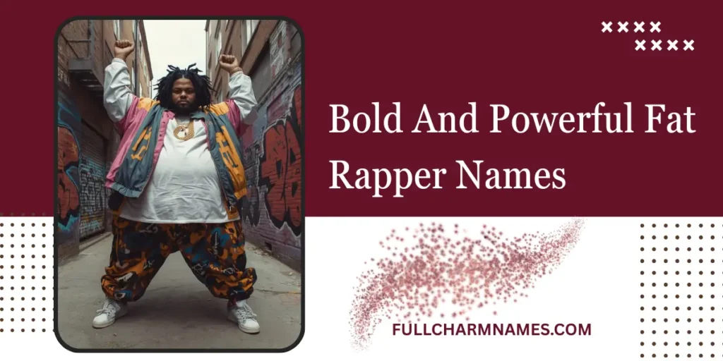 Bold And Powerful Fat Rapper Names