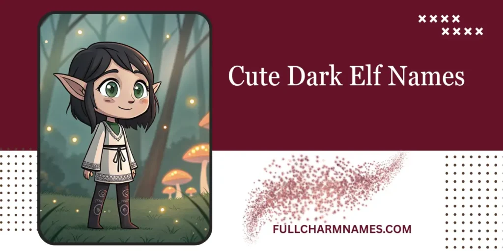 Cute Dark Elf Names 