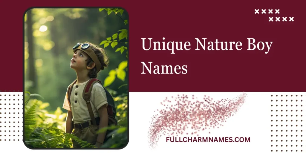 Unique Nature Boy Names