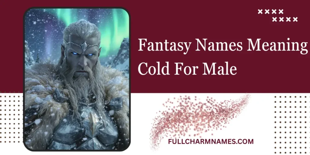 Fantasy Names Meaning Cold For Male