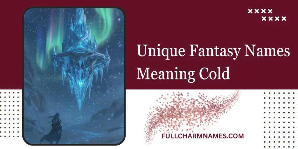 Unique Fantasy Names Meaning Cold